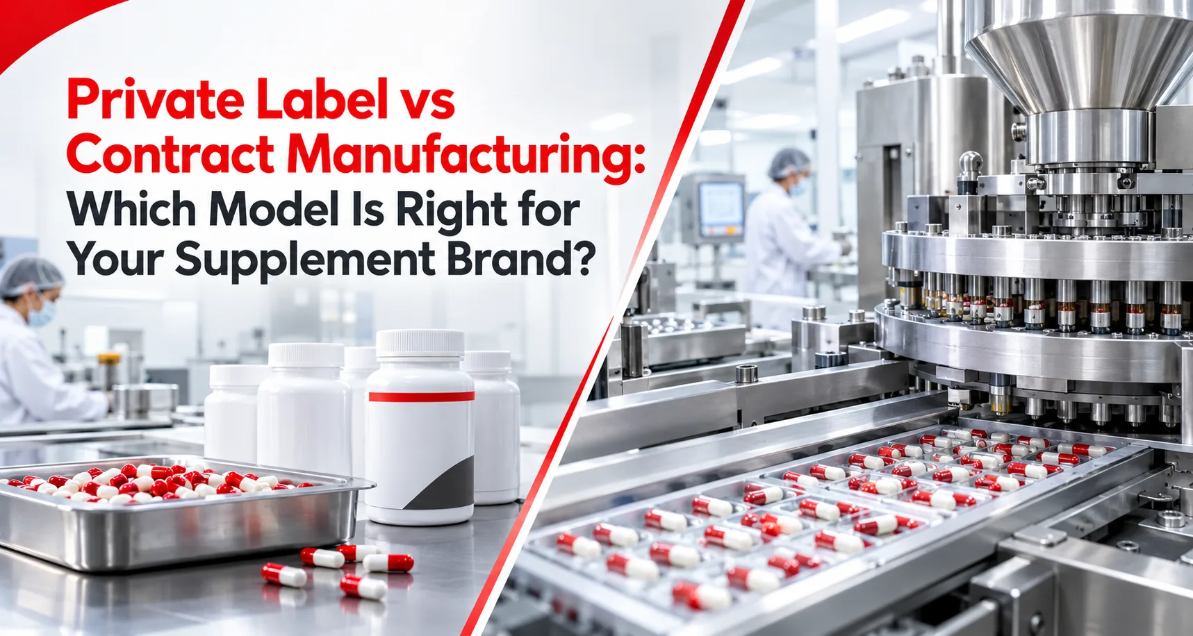 Private Label vs Contract Manufacturing